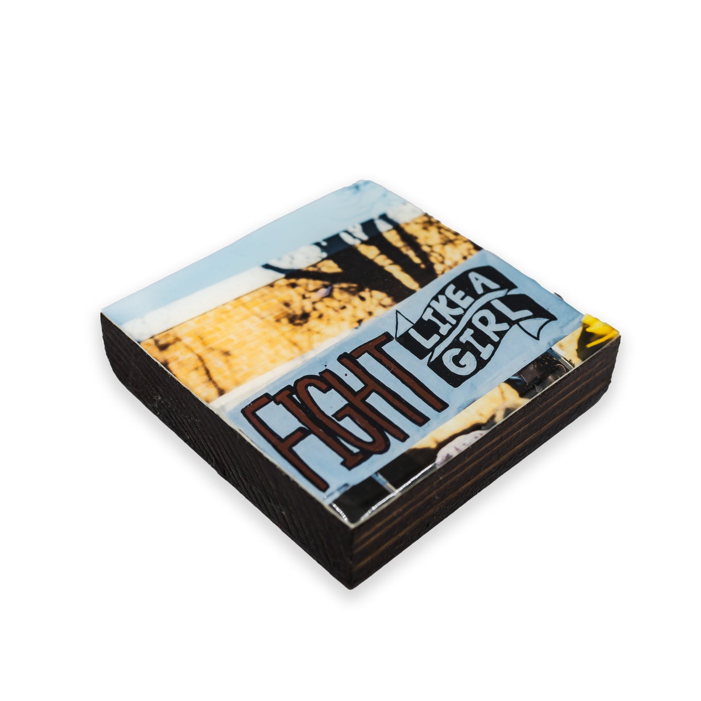 Fight Like A Girl Coaster