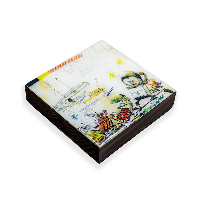 Fruity Army Beer Coaster
