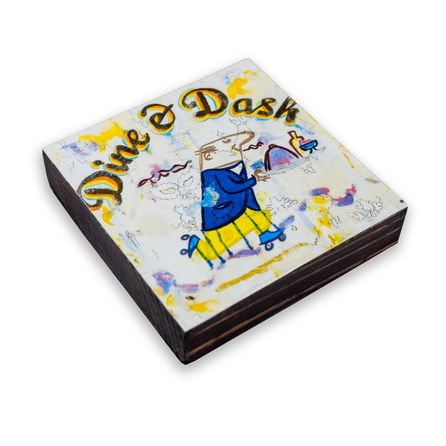 Dine & Dash Beer Coaster
