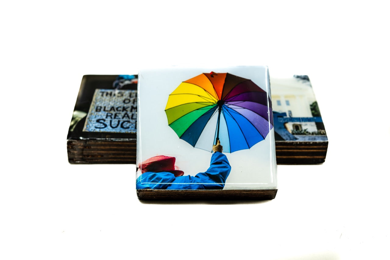 Rainbow Umbrella Coaster