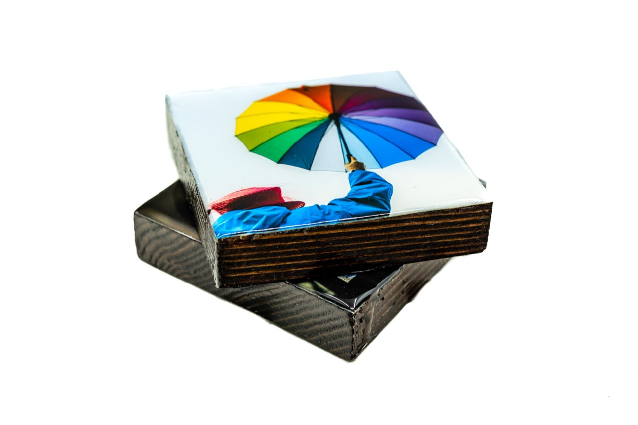 Rainbow Umbrella Coaster